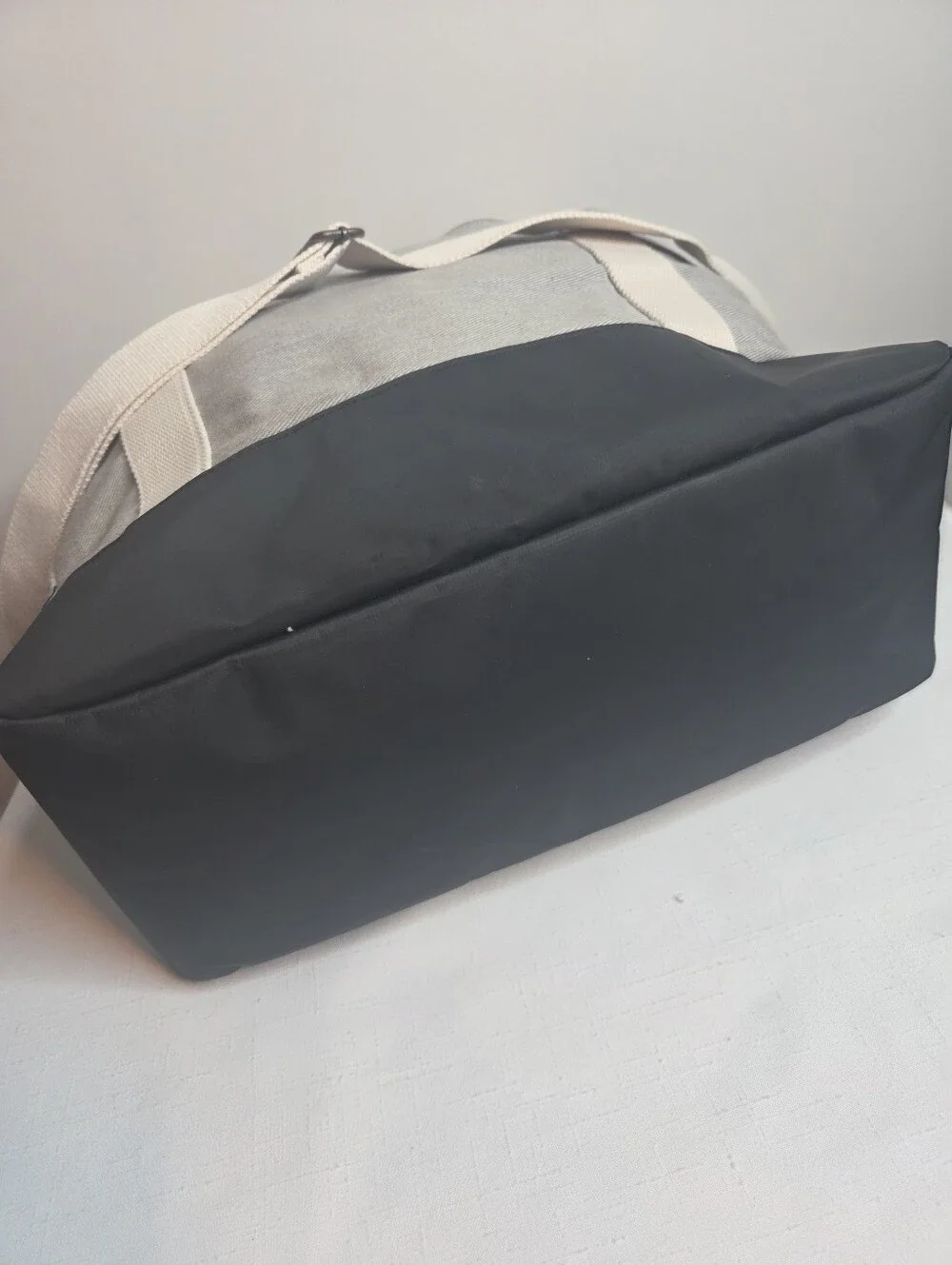 Cutter & Buck Gray Canvas Weekender Tote / Travel Bag